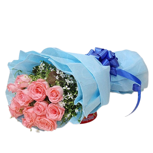 Love with pink Rose